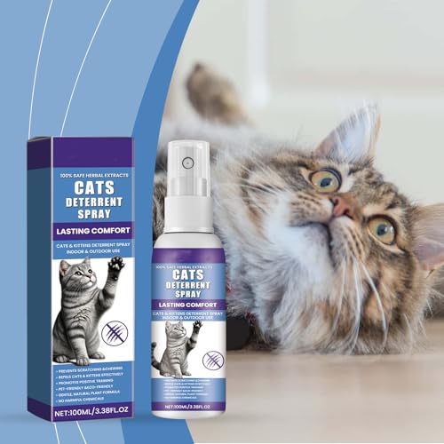Whshgz Cat Deterrent Spray, Natural Cat Repellent, Training Aid for Furniture Protection, Stops Scratching, Chewing & Spraying, Indoor & Outdoor — view 2