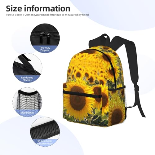 Sac à dos décontracté fleuri pour illuminer vos escapades de week-end