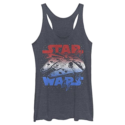 Camisa Star Wars de mujer con lentejuelas brillantes de diseño Halcón Milenario