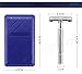 Double Edge Safety Razor for Unisex, 10 Platinum Coated Double Edge Blade Refills Safety Razo, Women Men's Razor with a Delicate Box,