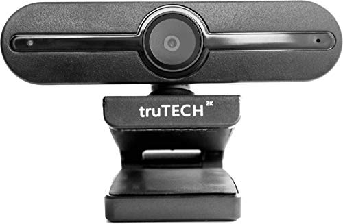 BLOW OUT SALE- truTECH 2K MX-PRO 3 Webcam with microphone, AUTO Focus and Zoom! Streaming, Computer Desk top Gaming Camera. Works on PC Desktop Monitor, podcast, Mac, HD Cam Recording Livestream Video