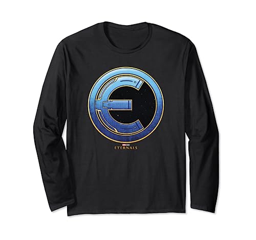 Marvel Eternals t-shirt imprimé bleu avec logo géométrique cosmique
