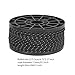 FytStycale Camping Rope for Tarp Reflective Paracord Multifunctional Reflective Design Wind Rope Tent Guide Rope for Backpacking Tarp, Black