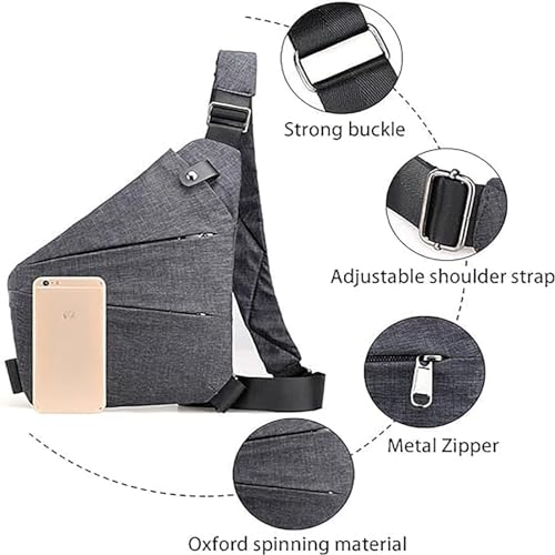 Safecarry Anti-Theft Travel Bag, Anti Thief Slim Sling Bag, Cross Body Travel Bag for Women Men2