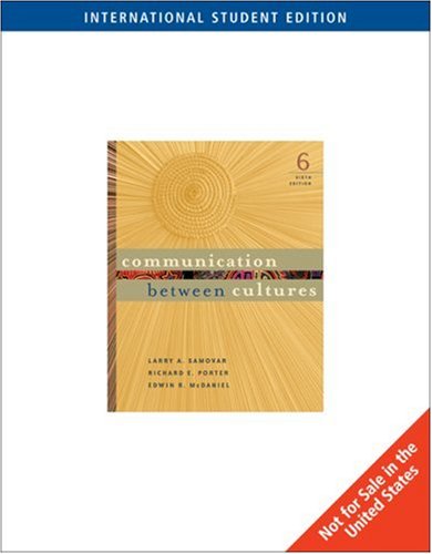 Communication Between Cultures 0495095389 Book Cover