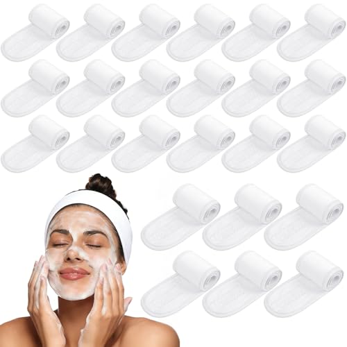 Bandeaux maquillage extensibles et absorbants pour le soin du visage