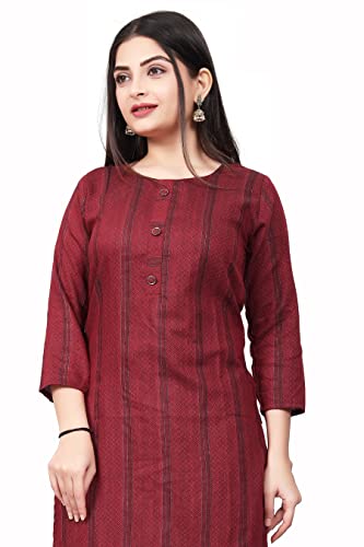 Image of Women's Pure Cotton A-line Kurti