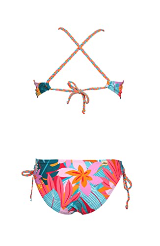 Hobie Girls' Tankini Top and Side Tie Hipster Bottom Swimsuit Set2