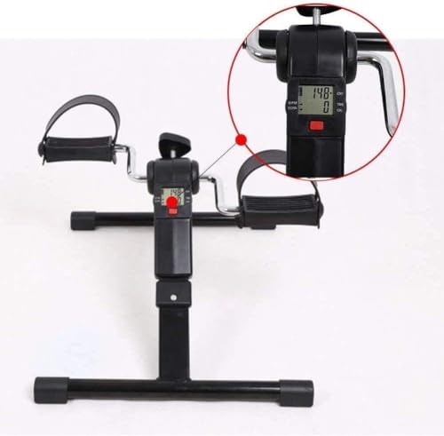 Mini Hometrainer Voetpedaal Oefening Opvouwbare met Elektronische Lcd Display Fit Arm en Been Body Draagbare Oefening Indoor Fitness Fiets - Afbeelding 4