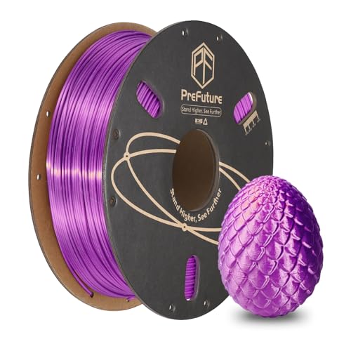 sourcing map Silk PLA Filament 1.75mm 1KG/2.2LB, Purple