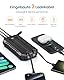 Hiluckey Solar Powerbank 27000mAh, Solar Power Bank mit 3 Integrierten Kabeln, USB C Externer Akku mit 3 Ausgängen Tragbare Solar Ladegerät mit LED Taschenlampe für Smartphones, Tablets
