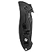 Kershaw CQC-9K (6045BLK) Emerson Designed Manual Open Folding Pocket Knife, Black Oxide 3.6 inch Stainless Steel Blade, Thumb Disk, Frame Lock, Reversible Pocketclip, Wave-Shaped Feature; 6.4 OZ