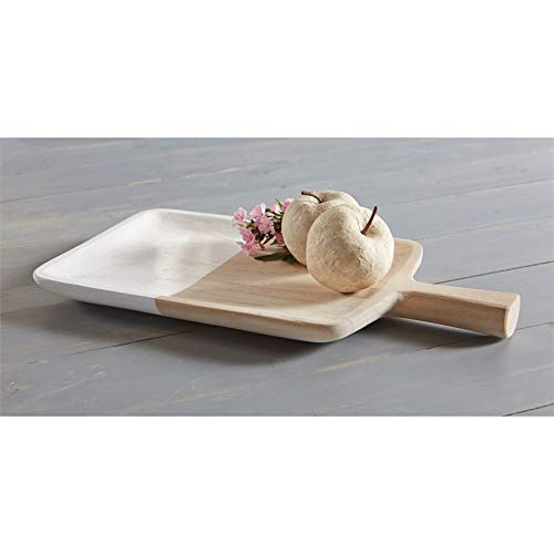 Mud Pie Paulownia Large Board, 20" X 11", Brown #TOP2