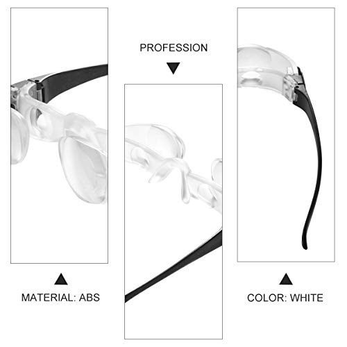 Abaodam Binóculos de lupa portátil para pesca, telescópio, lupa