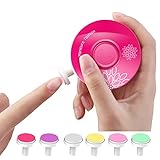 Seguro y práctico: el cortaúñas eléctrico para bebé está diseñado para cortar y pulir las uñas de los dedos y las uñas de bebés y adultos.