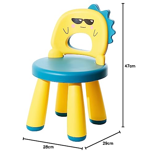 Miniatura 10 de Superbe Bebe Silla De Plástico Para Niños - Taburete Infantil - Cómodo, Ligero Y Resistente - Apto De 2 A 6 Años - Fácil De Limpiar - Asiento Ergonómico - Diseño De Dinosaurio