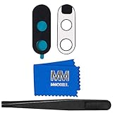 MMOBIEL Back Rear Camera Glass Lens Compatible with Motorola Moto G4 incl Tweezers and Cloth