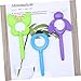 ibasenice 3Pcs Boy Girl Handheld Plastic Magnifying Glass with Cartoon High Definition Exploration Toys for Outdoor Nature Observation Colorful and Odorless Material for Boys and Girls