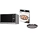 Bauknecht Chef Plus MW 49 SL/ 5in1-Multifunktionsmikrowelle / 800 W/25 L Garraum/Heißluft 1700 W/Quartz Grill 900 W & Whirlpool AVM290 - Mikrowellenzubehör/Crisp-Platte medium (310 mm)