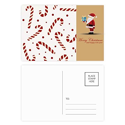 Cartes postales de Noël Blanc lot de 20 pour voeux hivernaux