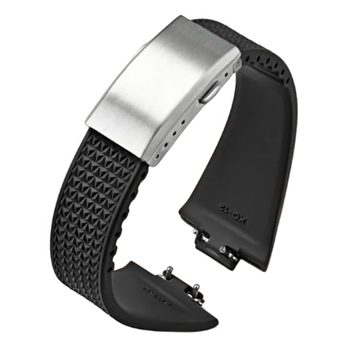 Bracelet caoutchouc fluoro Tissot PRX 35mm 40mm FKM dégagement rapide