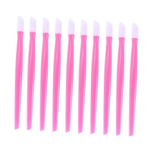 FRCOLOR Plastic Manicure Cleaning Stick 100 Pack Nail Art Pushers Cuticle Pushers Dead Skin for Home