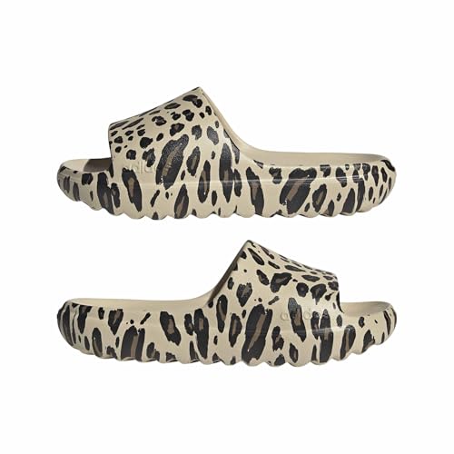 adidas Unisex Adilette Lumia Slides Sandal, Crystal Linen/core black/Khaki Six, 43 EU – Ansicht 8