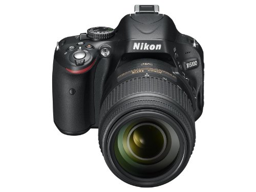 Nikon D5100 Appareil photo numérique Reflex 16.2 Kit + Objectif VR 18-55 mm + Objectif VR 55-200 mm Noir - Image 4
