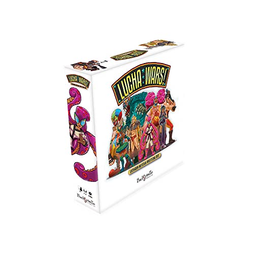 Lucha Wars Board Game - Luchador Mexican Wrestling Dice Rolling Fun for Family, Kids and Adults,...