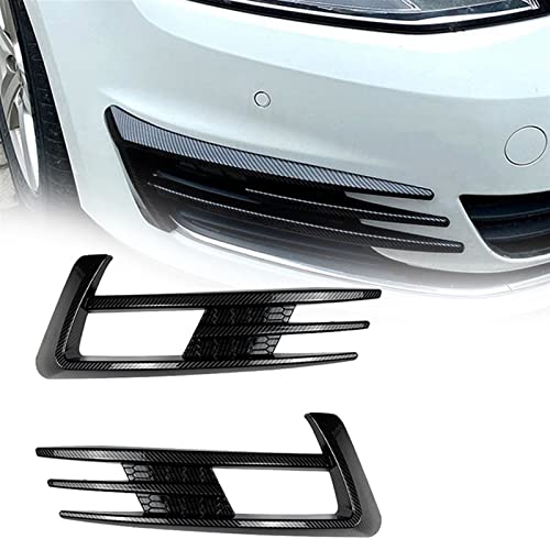 Rejilla de luz antiniebla para VW Golf MK7 (2013-2017), parachoques delantero, 1 par de cubiertas