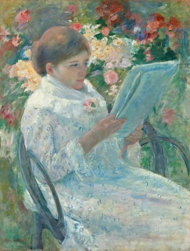 Impression d'affiches Mary Cassatt Sur un balcon toile 60x90cm