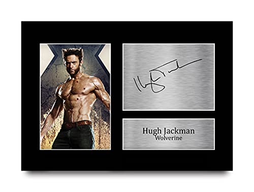 HWC Trading Hugh Jackman A4 Senza Cornice Firmato