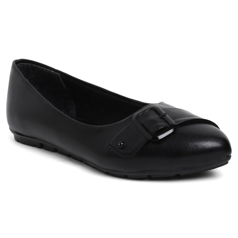 BIG BIRD FOOTWEAR PVC Sole Synthetic Leather Casual & Formal Wear Ballerinas for Womens & Girls (Black, Size : 6UK) | W-183 (B0DCC4YBPS) Amazon Price History, Amazon Price Tracker