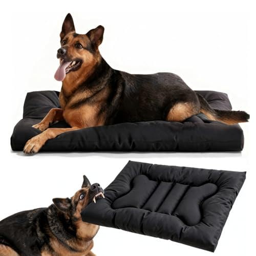 Image of Kazafa Washable Pet Pad, Waterproof Durable Chew Protective Dog Bed-Model L