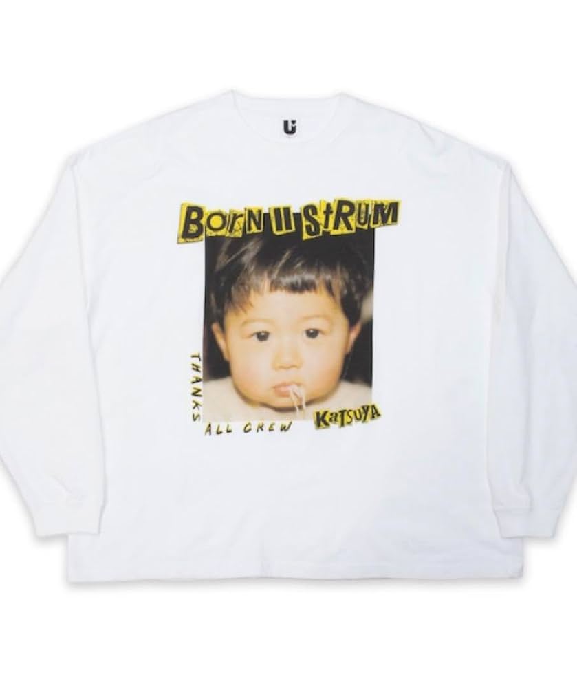 【新品・未使用】3歳児の克哉(ロングスリーブTシャツ) Amazon.co.jp: uverworldグッズ 克哉プロデュース3歳児の克哉