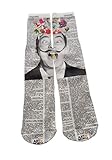 Art N Wordz Apparel Hello Salvador Dali Dictionary Pop Art Unisex Socks