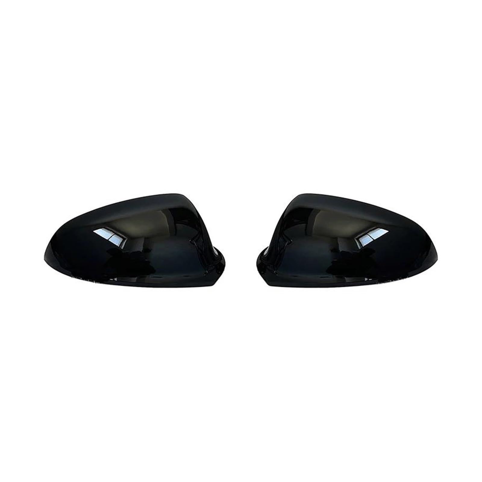 KBXBEZDZW Car Rearview Mirror Cap 13265452 For Vauxhall For Astra J For GTC For Sports For Tourer 2009-2015 For Adam 2012-2018 13265451 Auto Rear Mirror Cover Shell Side Mirror Caps(Black 1 pair)