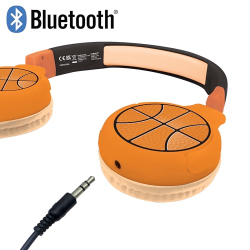 Image of LEXiBOOK, Basketball Bluetooth Headphones, HPBT010BA