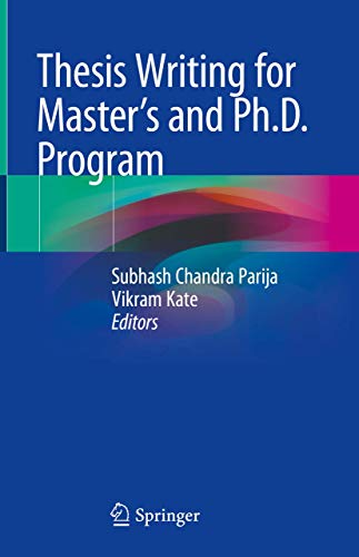 Thesis Writing for Master's and Ph.D. Program view 2