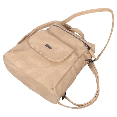Sac à dos femme imperméable polyvalent kaki compartiments organisés travail voyage