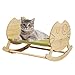 BBHW Cat Hammock Bed Light Green, Cat Rocking Cradle Bed with Adjustable Legs, Dog Rabbit Small Pet Sleeping Bed Furniture, Elevated Lounging Chair (Color : Style B)