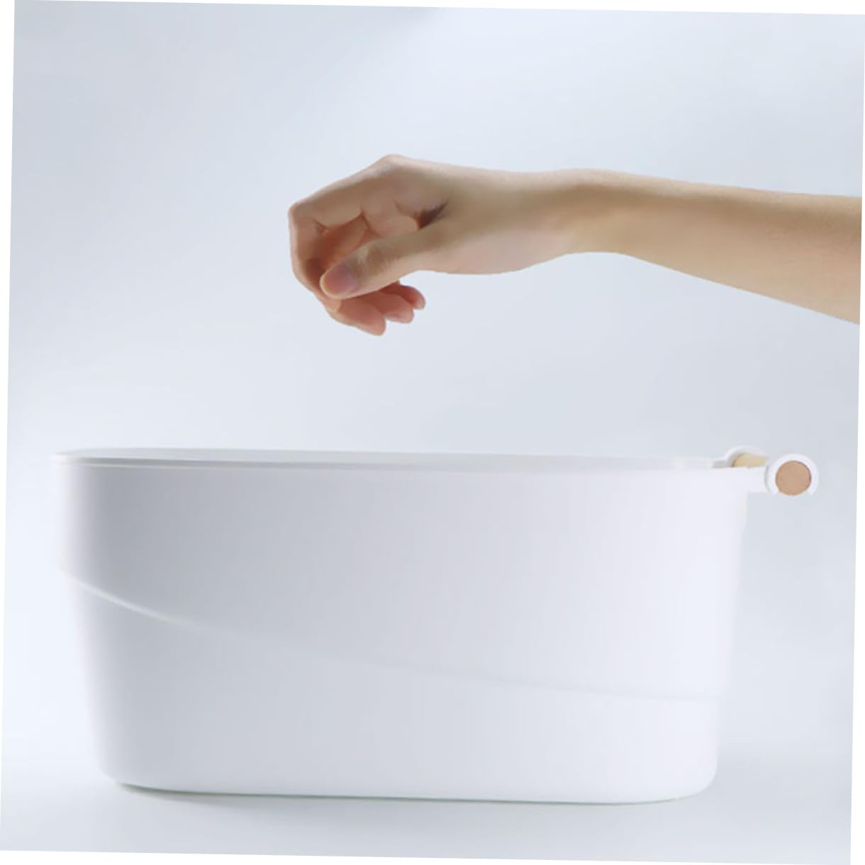 FOMIYES Ciotola per Ammollo Unghie Bianca Manicure Professionale per Cura Mani Design Semplice e Pratico per Centri Estetici e Uso Domestico Accessorio Essenziale per Nail Art
