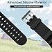 Chanvoo Soft Silicone Band Compatibile with Poke-mon Go Plus + 2023, Protective Case Adjustable Wristband (Black)