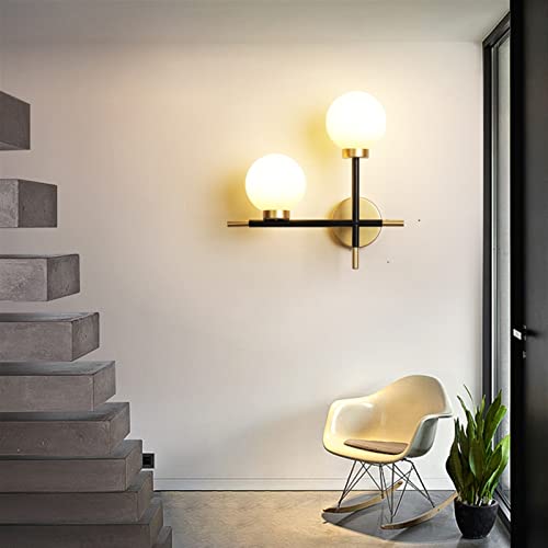 Plafonnier de chambre Lampe à LED moderne pour salon luminaire mural blanc chaud