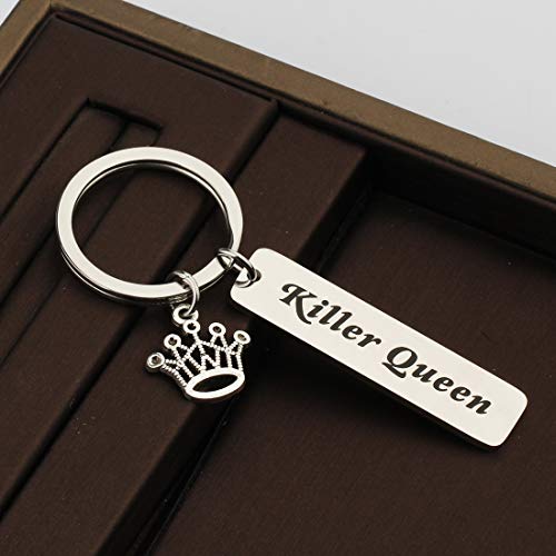 CENWA Killer Queen Keychain Inspirational Gift for Fans3