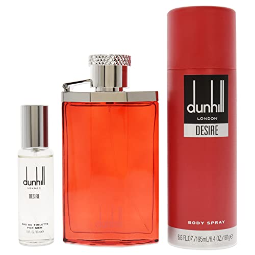 Perfumes, Beauty Alfred Dunhill 3 Piece Desire Gift Set Eau de Toilette Spray for Men