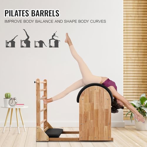 Pilates-Ladder-Barrel-Ladder-Barrel-Pilates-Barrel-Vintage-Spine-Corrector-Barrel-Pilates-for-Home-Gym-Body-Balance-Core-Strengthening-and-Stretching