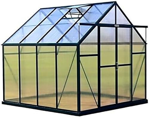 Grandio Greenhouses Ascent 8x8 Kit, Heavy Duty for Winter, Polycarbonate Green House for Outdoors