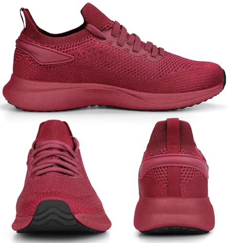 Image of Abboos Women's Walking Shoes - Lightweight Breathable Tennis Sneakers for All-Day Standing & Gym Workouts, Non-Slip Athletic Shoes for Travel and Jogging