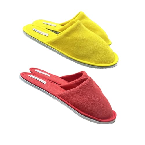 Image of Travelkhushi Unisex House Slippers For Winter & Summer Carpet Slippers for Bedrooms Indoor Home Slipper Comfy Soft Cozy Flip Flops